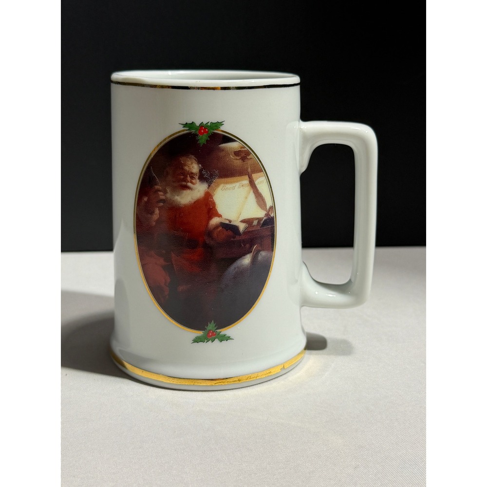 Coca-Cola 1996 Collector Edition Mug Haddon Sundblom Santa Good Boys and Girls